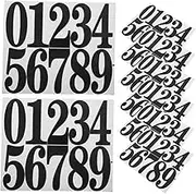 NOLITOY 8 Sets Self Adhesive Address Stickers Weatherproof Mailbox Decals for Home Use Easy Peel Stick Application Durable Paper Labels for Modern Address Marking