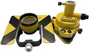 Yellow Single Prism for Total Station 0/30mm AK18 Prism 5/8x11 Thread with Soft Bag Surveying Instrument