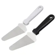 2pcs Pie Server Cake Pizza Spatula Cutter Wedding Party Serving White+Black