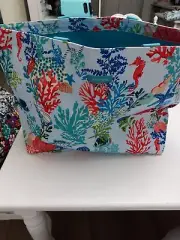 Vera Bradley Family Beach Tote Shore Thing Sealife NWT
