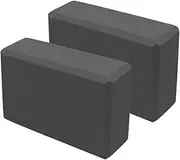 Kuehssn Foam Yoga Blocks - 2x Dance Blocks for Stretching | Wedge Stretcher Balance Slip-Resistant Workout Tools for Hot Yoga Gym Beginners Handstand Home Sports Squatting Stretching Meditation