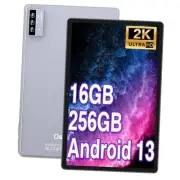 11 Inch Tablet Android 13 Tablets 16GB RAM 256GB ROM A13 with Keyboard Grey