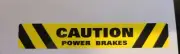 NYLINT SHOVEL CRANE #2201 Rear Bumper VINYL PEEL AND STICK DECAL SET