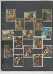 Paraguay Pintura Valores de año 1971 (HD-320)