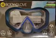 Body Glove Odyssey Adult Open Water Tempered Glass Diver Purge Mask 3 Window