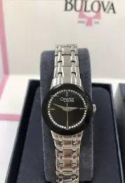 Caravelle by Bulova 43L130 Women's Watch Round Analog Black Dial New w/Tag’s