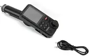 Car Charger MP3 Player, Bluetooth FM Transmitter Radio Receiver, 2USB +AUX Port Charger Compatible for All Smartphones