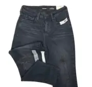Old Navy Jeans O.G Straight High Rise Secret Slim Pockets Distressed Women 2 NWT