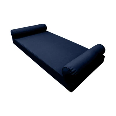 |SLIPCOVER ONLY|S5 Daybed Mattress Bolster Pillow Covers Pipe Trim Full AD101