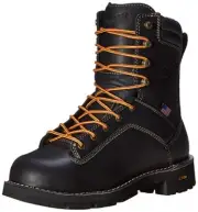 Danner Men's Quarry USA 8-Inch Alloy Toe Work Boot Color BLACK