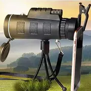 Mobile Phone Telescope HD High Power Night40X60 Mobile Phone Fixture Monocular with Phone Mount & Tripod