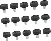 COHEALI 32Pcs Adjustable Furniture Levelers Durable Floor Protectors for Chairs Tables Cabinets Easy Installation No Slip Design for Home Office Cafes