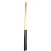 3Pair Black Gold Cutlery Set Steak Teaspoon Dessert Chopsticks Stainless Steel Dinnerware Set