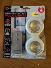 Aconic Remote Control Puck Lights 2 Pack