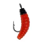 Maggot Fly Fishing Kit 30pcs Glow Worms with Hooks for Successful Catches
