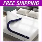 Cooling 3-Inch King Gel Memory Foam Mattress Topper with Washable Zipper Cover