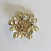Flower cool pendant pure silver Karen hill tribe handmade nice