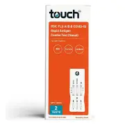 TouchBio RSV, FLU A/B & Covid-19 (SARS-CoV-2) Rapid Antigen Test (RATs) Nasal X 2