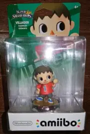 NEW Villager Amiibo 2nd Print Nintendo Wii U Super Smash Bros Edition Small Eyes