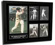 SIR DONALD BRADMAN SIGNED LIMITED EDITION FRAMED MEMORABILIA