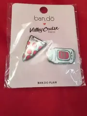 New Fun Novelty Pin "Pizza and Beer" Ban.do NIP Bando Lapelle