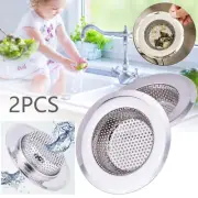 Household Stainless Steel Sink Filter Kitchen Sink Bathroom Funnel Sewer NEW-