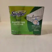 Swiffer Sweeper 32-CT DRY SWEEPING CLOTHS Multi Surface Mop Pad Refill Unscented