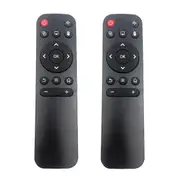 2Pcs Projector Remote Control for HY300 / HY300 PRO / HY320 / HY320MINI Projector Portable Control R Black