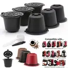 6/12x Refillable Reusable Coffee Filter Capsule Pods For Nespresso Machine AU