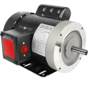 1/2HP Electric Motor 1750RPM General Purpose Single Phase Motor 115/230V 5/8"...