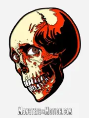 Evil Dead 2 Poster Skull Enamel Pin 061TT84