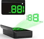 Heads up Display for Cars,HUD,Head up Display for Car,HUD Display Car Windshield,USB Cable Plug and Play,Automatic Brightness Adjustment,Large Font Display