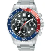 在飛比找ETMall東森購物網優惠-ALBA 雅柏 ACTIVE 酷炫三眼計時腕錶(VD53-X