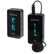 BOYA BY-XM6-S2 Wireless Lavalier Microphone 2.4GHz For Live Streaming Smartphone