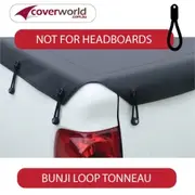 D-Max MY15.5 + Dual Cab Without Sports Bars and Without Headboard, Bunji Ute Tonneau Cover