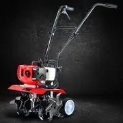 6 Blades Giantz 88CC Tiller Rototiller Garden Cultivator Soil Power Rotary Hoe
