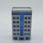 Outland Models Railway Scenery Layout Modern Office Building N Scale