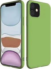iBarbe Compatible with iPhone 11 PRO 5.8 Inch Case, Soft Silicone Gel Rubber Bumper Case Anti-Scratch Microfiber Lining Phone Bumper with Anti-Scratch Shockproof Protective Cover -Green