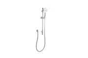 Pentro Chrome Round Handshower Sliding Shower Rail System