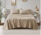 True North by Sleep Philosophy Micro-Fleece Khaki King Sheet Set