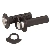 Odi V2 Half Waffle MX Lock-On Grips Black For HONDA CRF150R 2007-2009,2012-2022