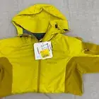 NEW MARMOT Rom Jacket Women’s Yellow Vapor/Green Mustard Windstopper S size