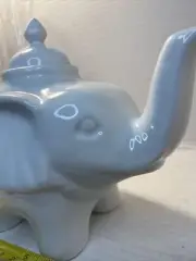 New BIA Cordon Bleu Porcelain White Elephant Teapot BB