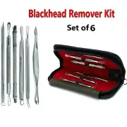 Blackhead Remover Kit Comedone Extractor Acne Blemish Pore Cleaner Sets