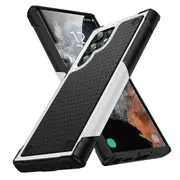 Fashion And Simple Phone Case For Samsung Galaxy S22 Plus - White and Black