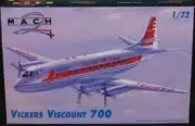 Mach 2 Models 1/72 VICKERS VISCOUNT 700 Capital Airlines & British European Air