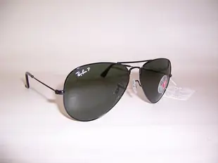 光寶眼鏡城(台南) RayBan 經典玻璃偏光太陽眼鏡*可透視反眩光*RB3025/002-58旭日公司貨