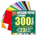 [Taro's Origami Studio] Standard 6 Inch One Sided 23 Colors 300 Sheets Square