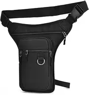 Motorcycle Leg Bag - Hip Pack Motorcycle, Comfortable Leg Bag | Outdoor Activity tacticals Drop Leg Pack, Motorcycle Gear Drop Leg Cycling esentials Organizer for Wallet Key Kettle Raincoat Gloves