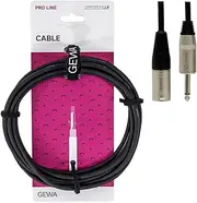 GEWA Pro Line 190605 Speaker Cable 10 m Black REAN Plug 6.3 mm Mono Jack XLR (m)